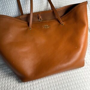 Coach Leather Tote Bag